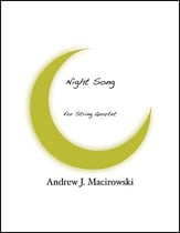 Night Song Orchestra sheet music cover